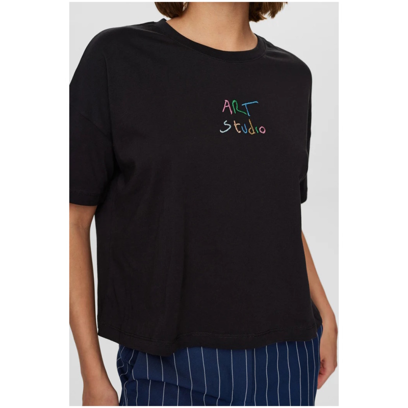 NUMPH Nuart μαύρο t-shirt